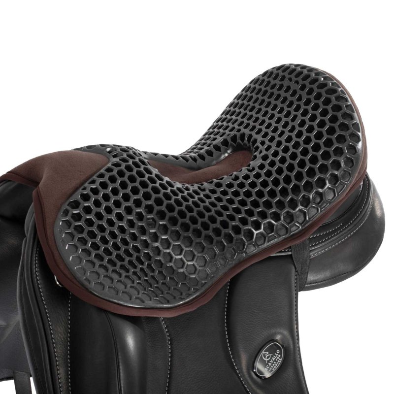 Acavallo Copriseggio dressage Gel-Out Hexagonal Ortho-Pubis Dri-Lex 20 mm - Medium