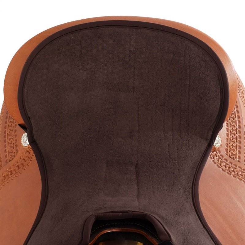 Acavallo Copriseggio western Gel-In Classic Standard Dri-Lex 10 mm Taglia unica - Testa di moro