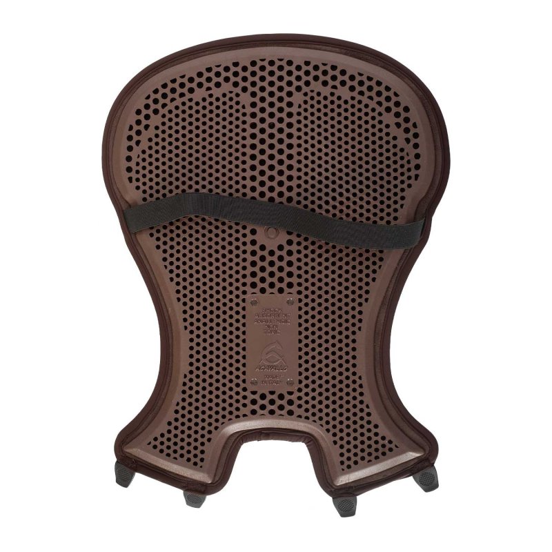 Acavallo Copriseggio western Gel-In Classic Standard Dri-Lex 10 mm Taglia unica - Testa di moro