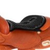 Acavallo Copriseggio western Gel-Out Hexagonal Ortho-Pubis Dri-Lex 20 mm Taglia unica - Nero