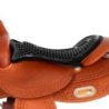 Acavallo Copriseggio western Gel-Out Hexagonal Ortho-Pubis Dri-Lex 20 mm Taglia unica - Nero