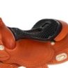 Acavallo Copriseggio western Gel-Out Hexagonal Ortho-Pubis Dri-Lex 20 mm Taglia unica - Testa di moro