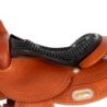 Acavallo Copriseggio western Gel-Out Hexagonal Ortho-Pubis Dri-Lex 20 mm Taglia unica - Testa di moro