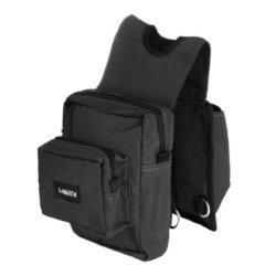 Lakota Saddlery Borsa da trail horn Taglia unica - Nero
