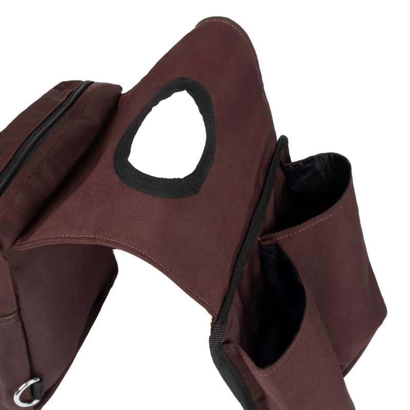 Lakota Saddlery Borsa da trail horn Taglia unica - Testa di moro