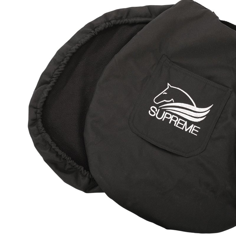 Supreme Coprisella inglese cotone New Style - Nero